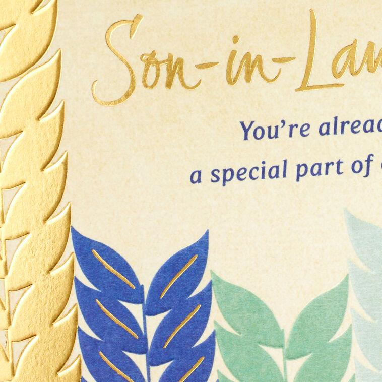 Hallmark You're A Special Part Of Our Family Wedding Card For Son-in-Law