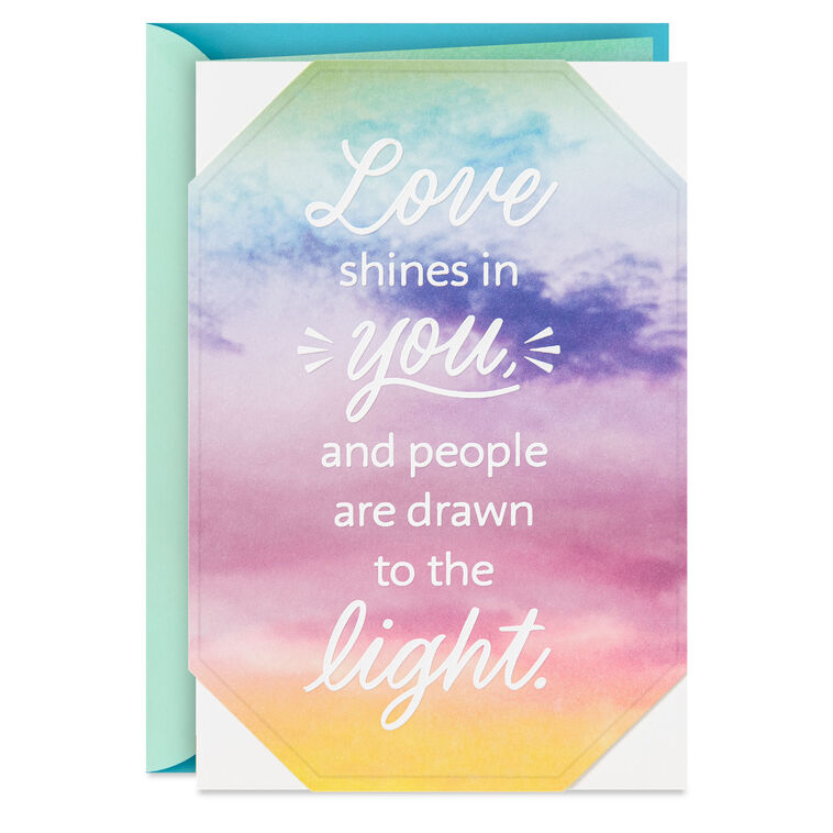 hallmark You're a Special Soul With a Shining Spirit Birthday Card