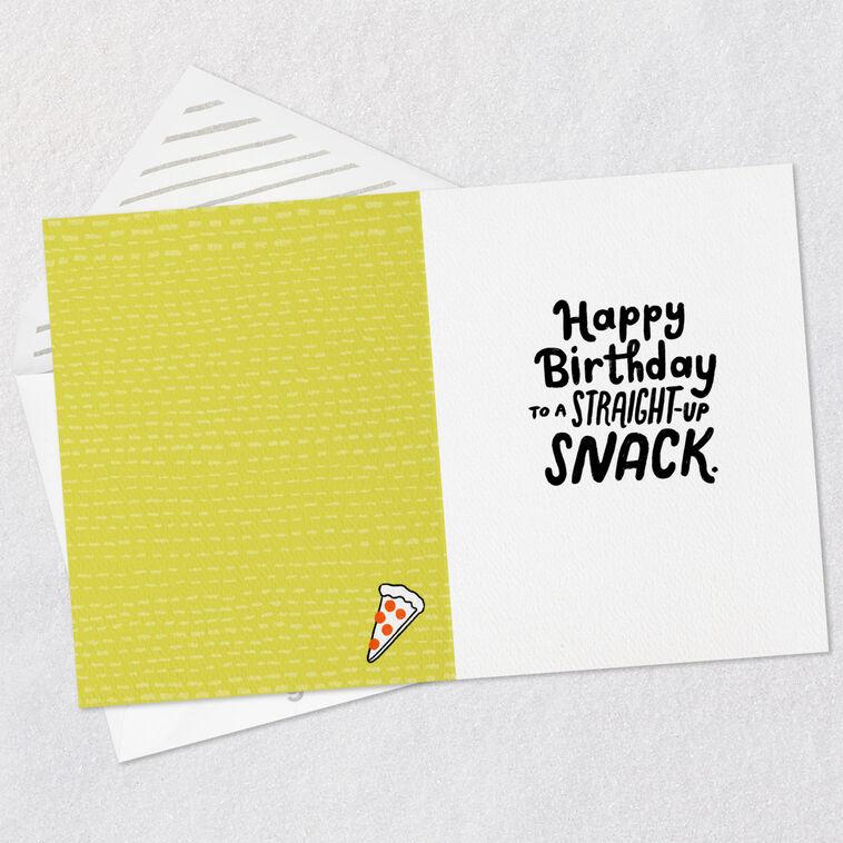 Hallmark You're A Straight-Up Snack Funny Birthday Card