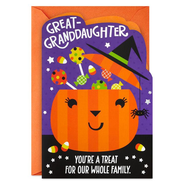 hallmark You're a Treat Halloween Card for Great-Granddaughter