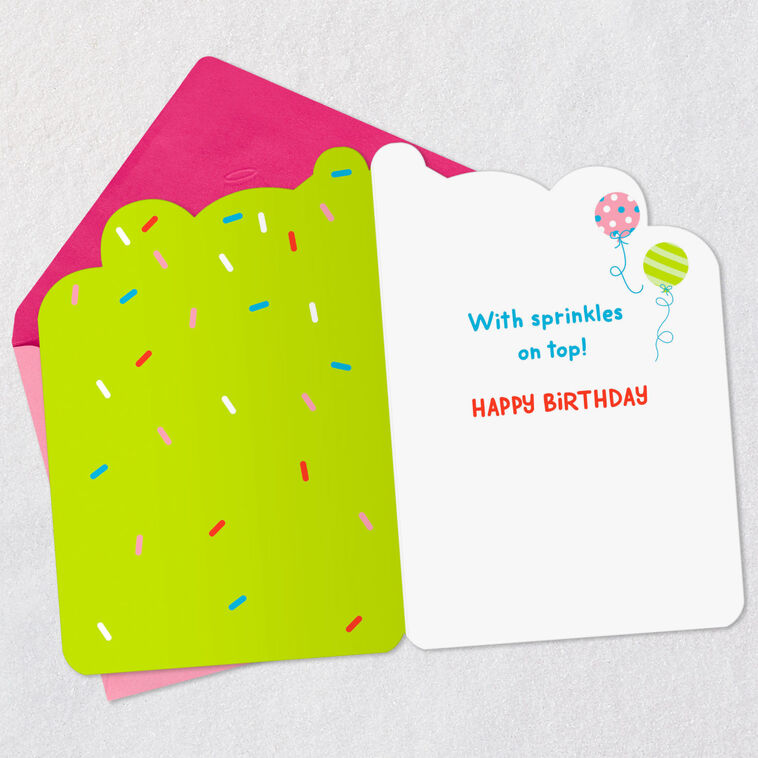 Hallmark You're A Triple Scoop Of Awesome Birthday Card For Kids