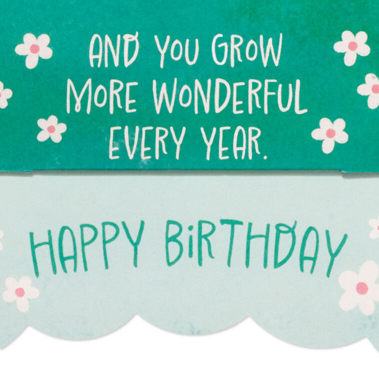 Hallmark You're A Wonderful Blessing Pop-Up Birthday Card For Goddaughter