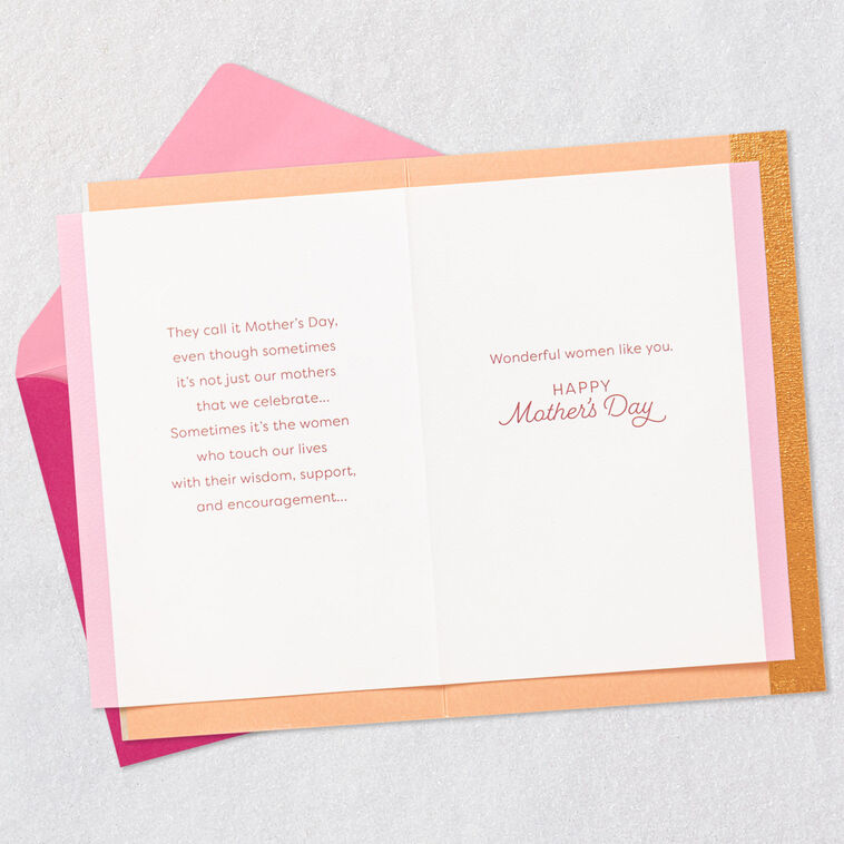 Hallmark You're A Wonderful Woman Mother's Day Card For Aunt