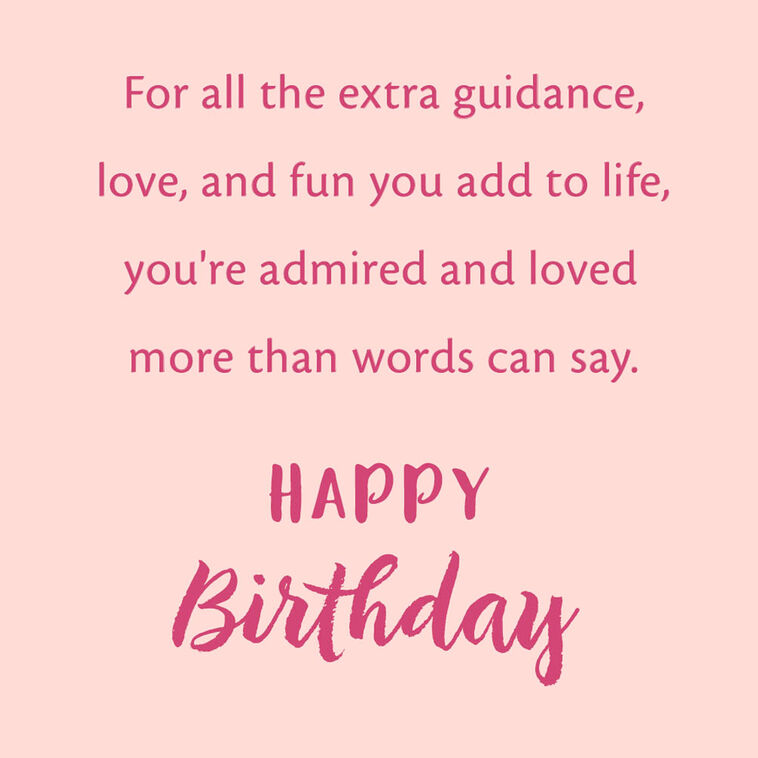 Hallmark You're Admired And Loved Birthday Card For Aunt