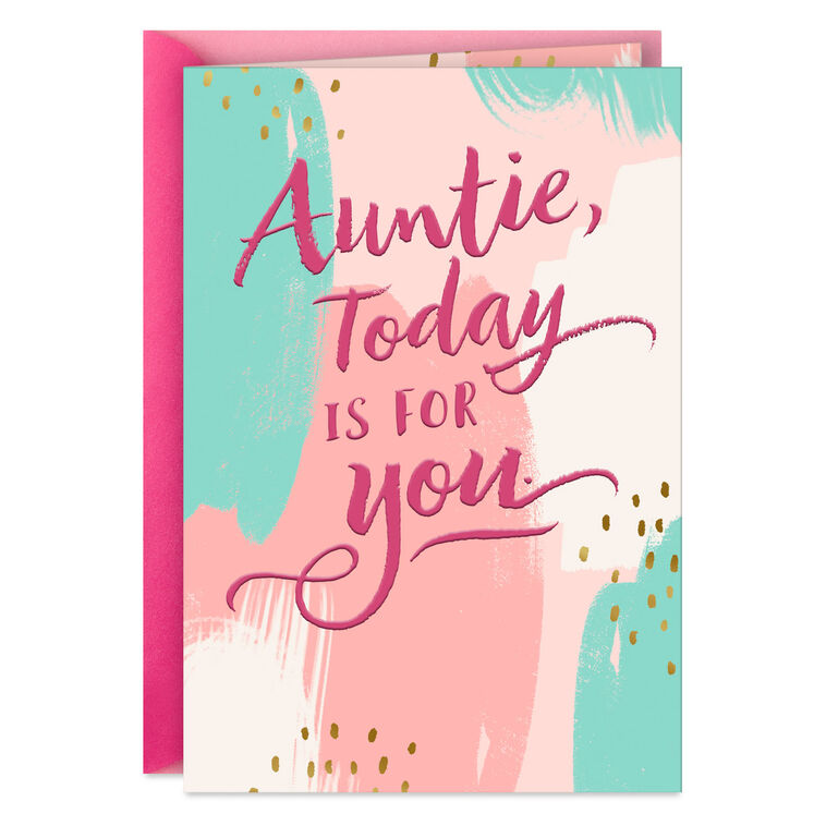 hallmark You're Admired and Loved Birthday Card for Aunt