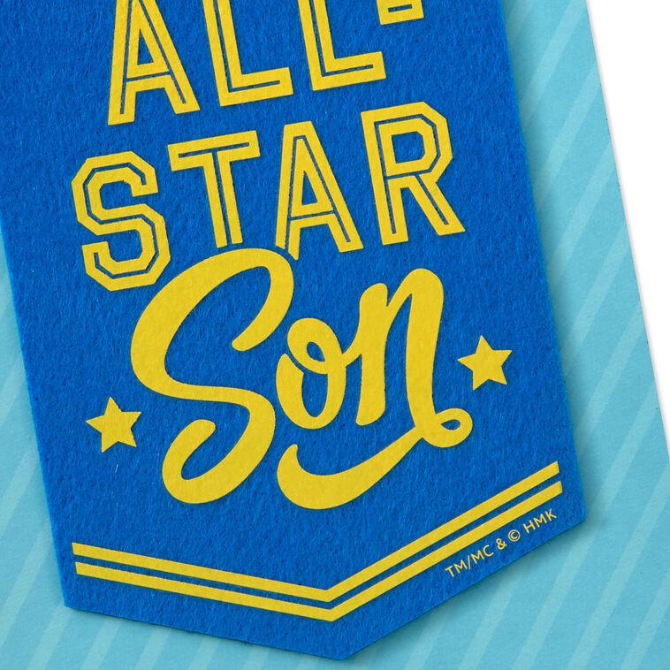Hallmark You're All In And All Heart Birthday Card For Son With Removable Banner