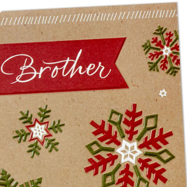 Hallmark You're Always Loved Christmas Card For Brother