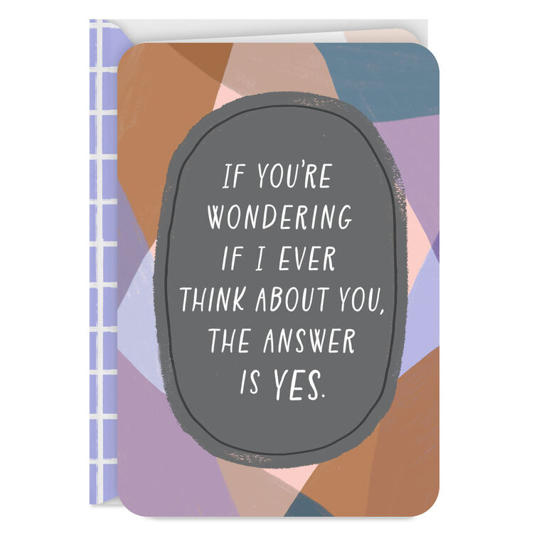 hallmark You're Always on My Mind Thinking of You Card
