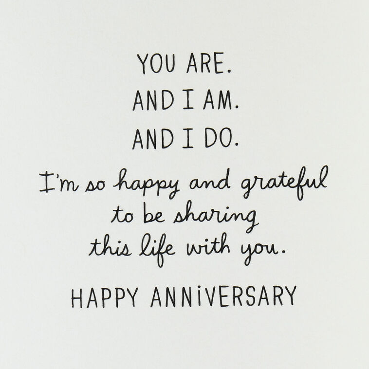 Hallmark You're An Amazing Husband Anniversary Card