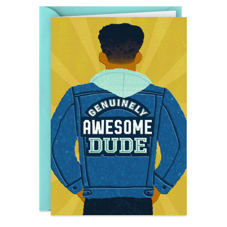 hallmark You're An Awesome Dude Birthday Card for Him