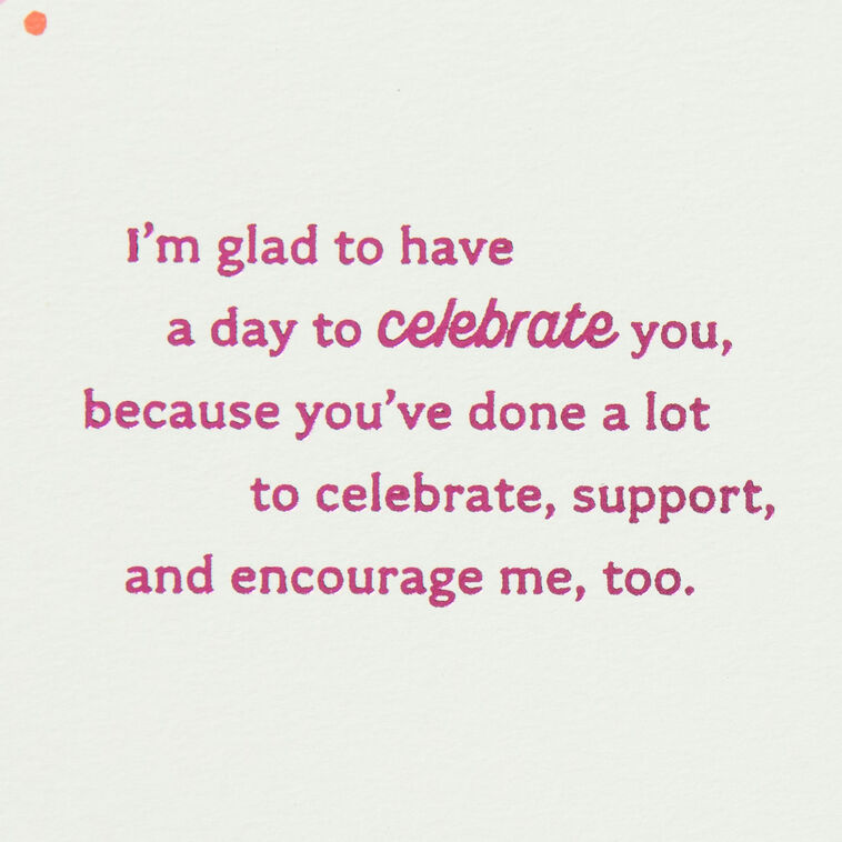 Hallmark You’re An Important Part Of My Life Birthday Card For Stepmom