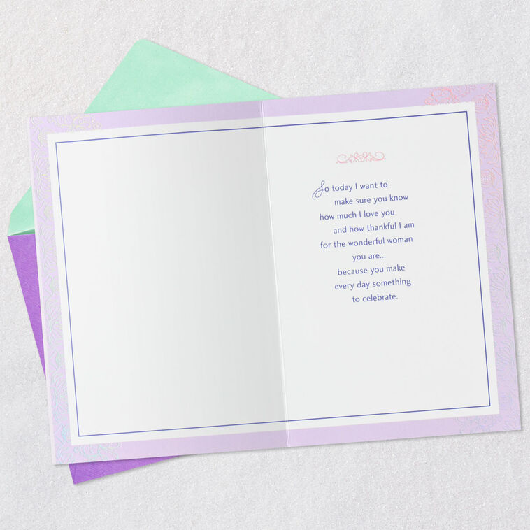 Hallmark You're An Incredible Woman Birthday Card For Wife