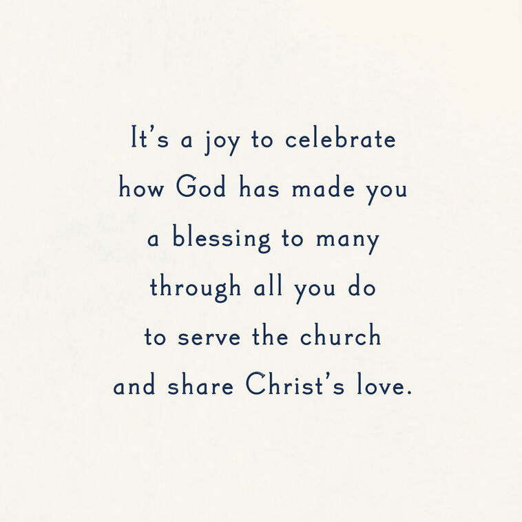 Hallmark You're An Inspiration And Blessing Ordination Anniversary Card For Priest
