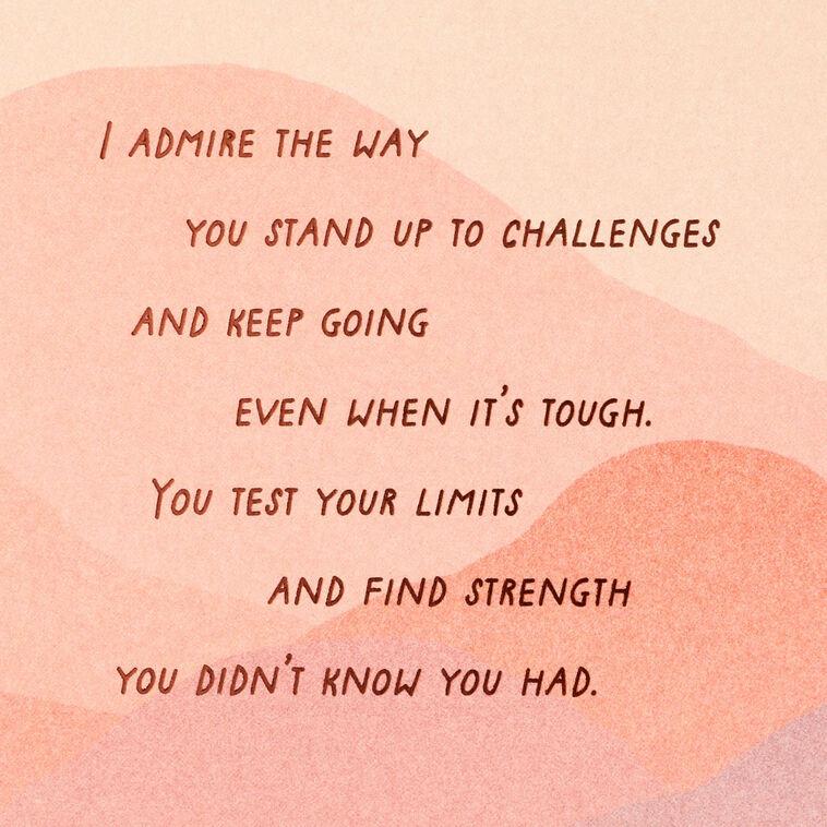 Hallmark You're An Inspiration To Me Birthday Card For Sister