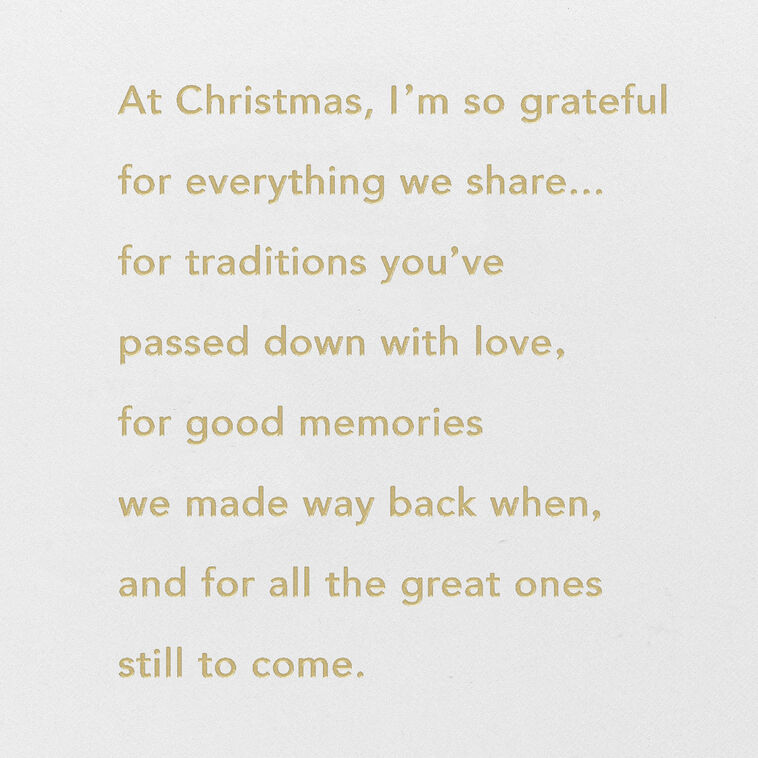 Hallmark You're At The Heart Of It All Christmas Card For Mom