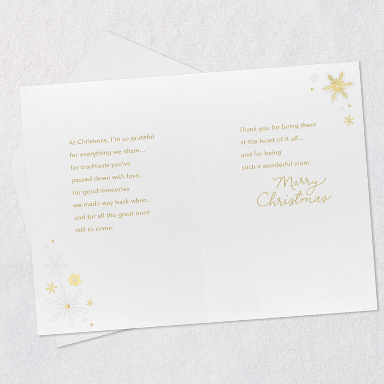 Hallmark You're At The Heart Of It All Christmas Card For Mom