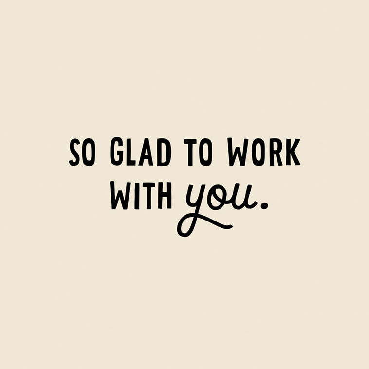 Hallmark You're Awesome To Work With Thank You Card
