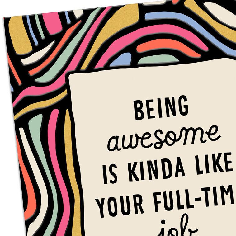 Hallmark You're Awesome To Work With Thank You Card