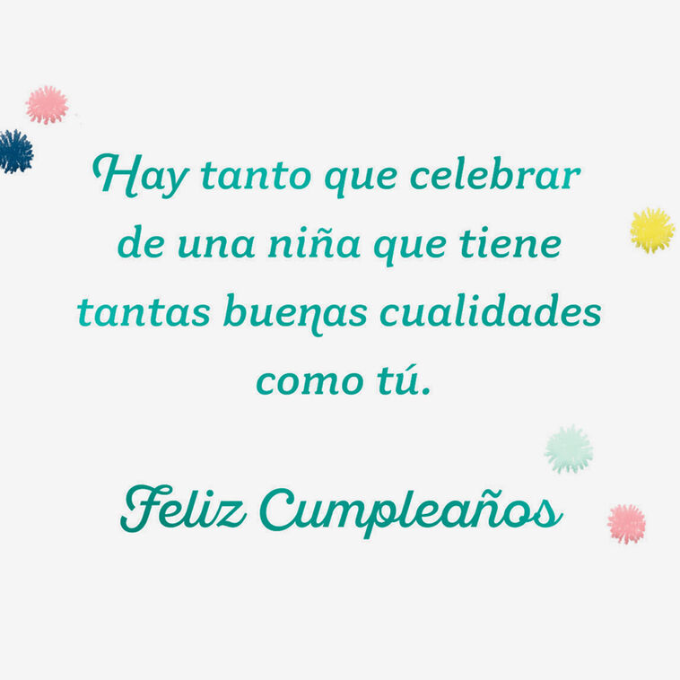 Hallmark You're Beautiful Spanish-Language Birthday Card For Girl