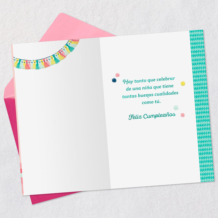 Hallmark You're Beautiful Spanish-Language Birthday Card For Girl