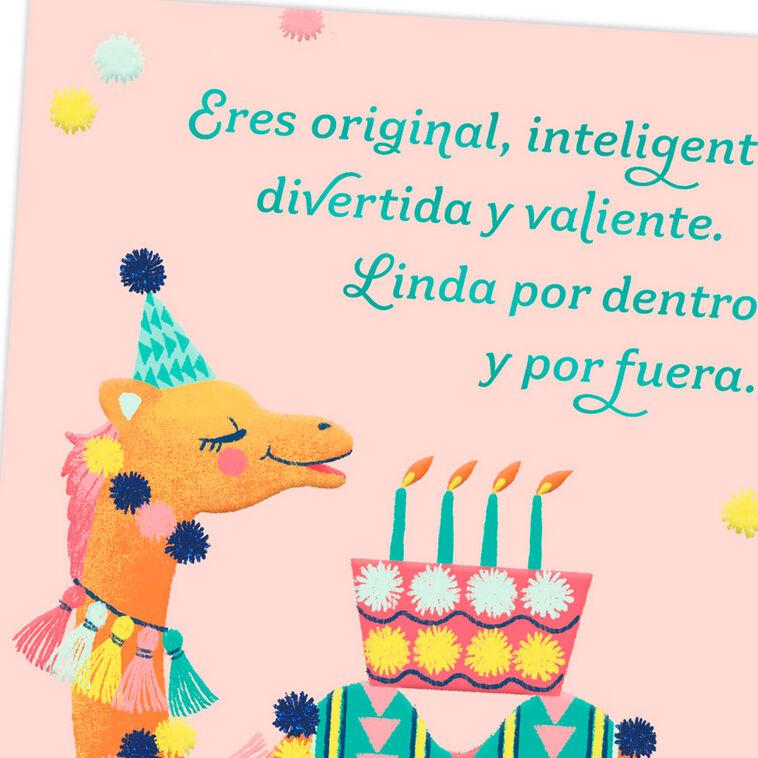 Hallmark You're Beautiful Spanish-Language Birthday Card For Girl