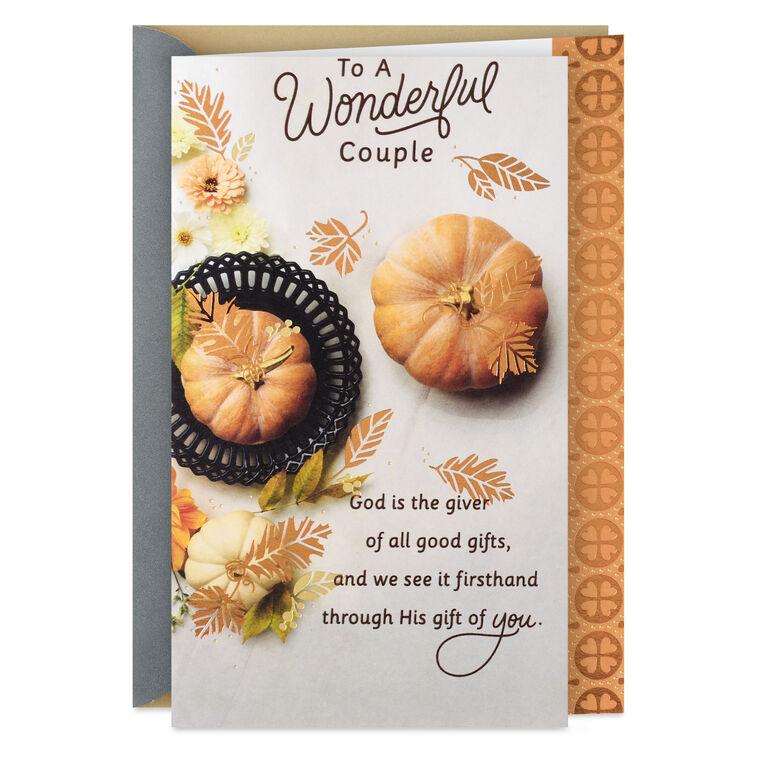 hallmark You're Both a Beautiful Blessing Religious Clergy Appreciation Card for Pastor and Spouse
