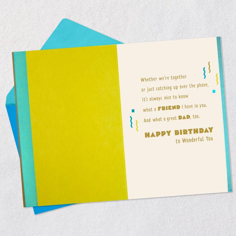Hallmark You're Both A Great Dad And A Friend Birthday Card