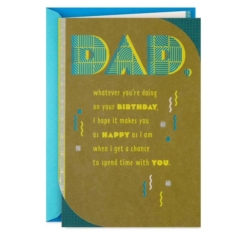 hallmark You're Both a Great Dad and a Friend Birthday Card