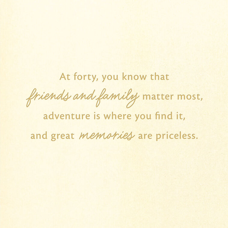 Hallmark You’re Celebrated And Loved 40th Birthday Card