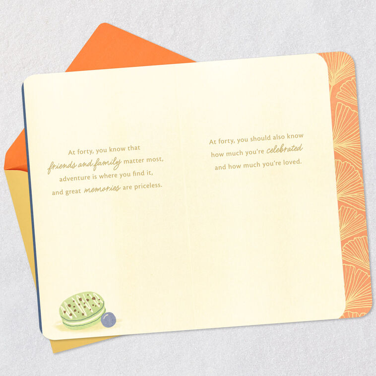 Hallmark You’re Celebrated And Loved 40th Birthday Card