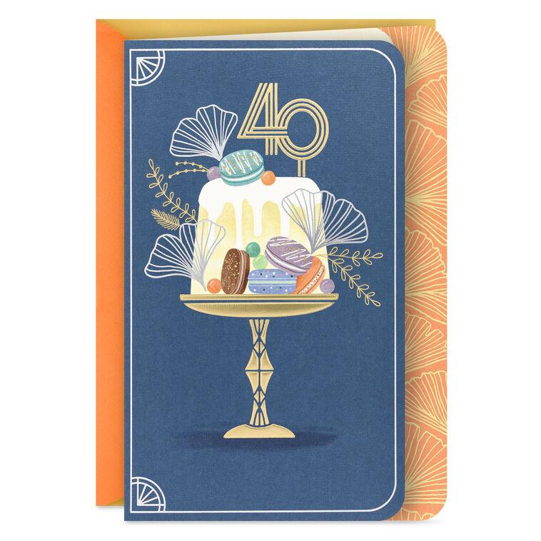 hallmark You’re Celebrated and Loved 40th Birthday Card