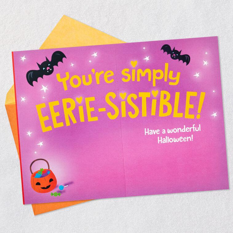 Hallmark You're Eerie-sistible Halloween Card For Granddaughter