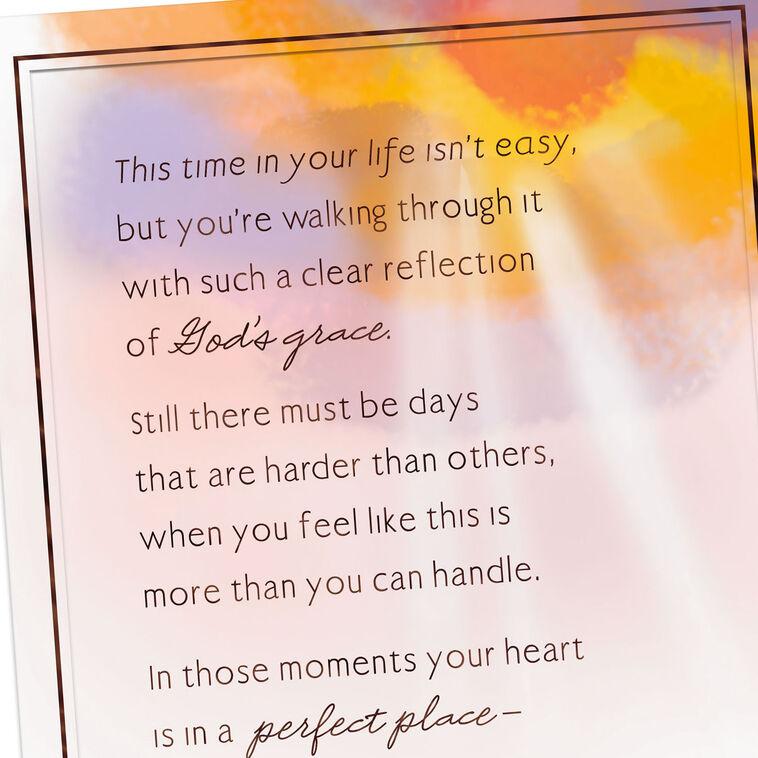 Hallmark You're In My Prayers And God's Care Always Religious Encouragement Card