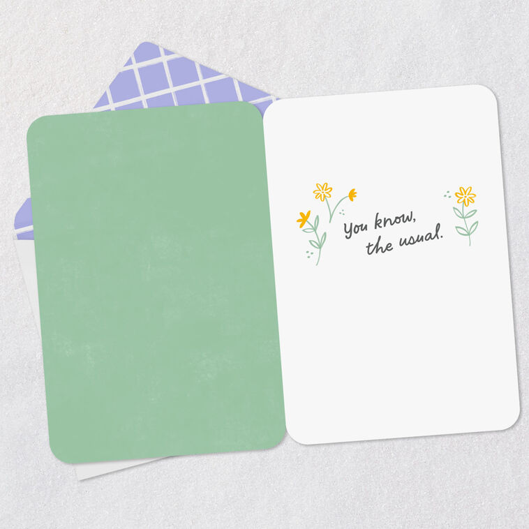Hallmark You're In My Thoughts As Usual Thinking Of You Card