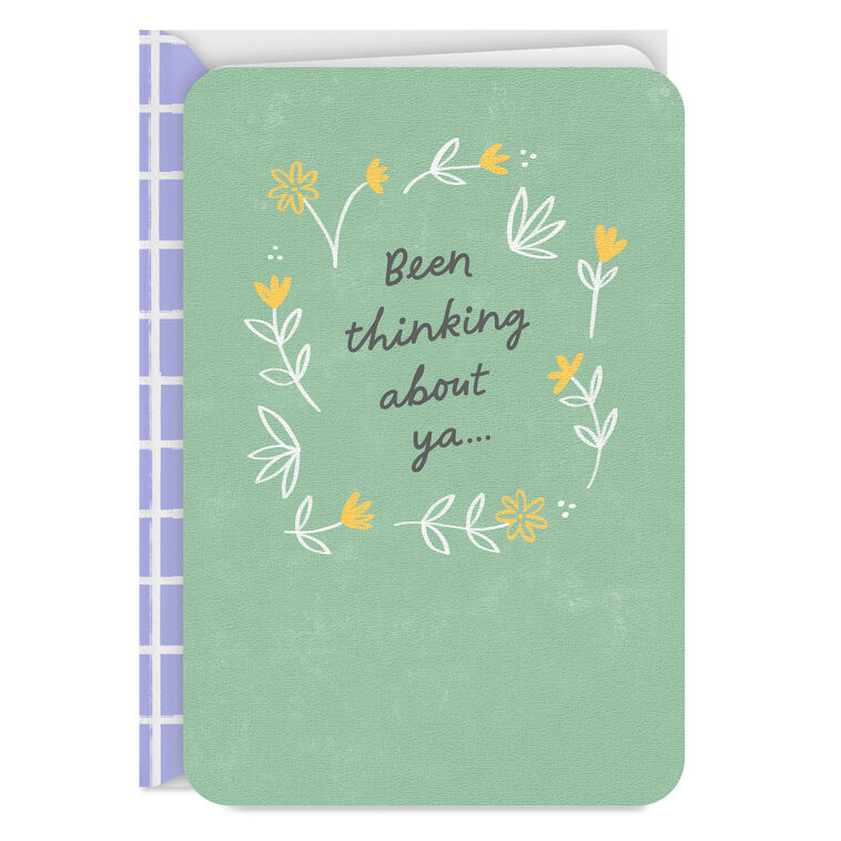 hallmark You're in My Thoughts as Usual Thinking of You Card