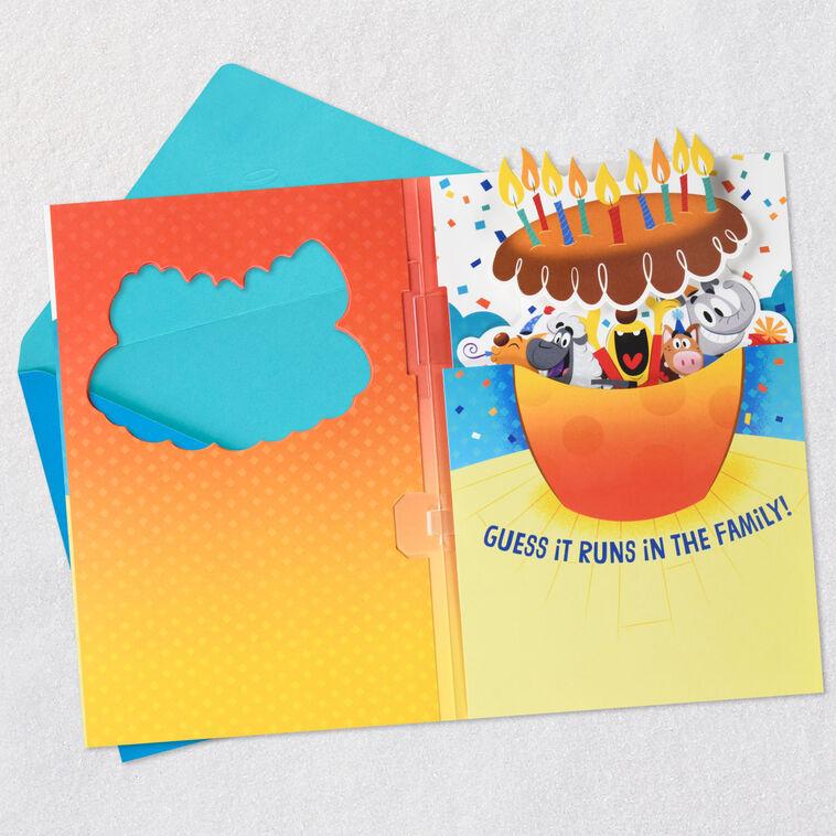 Hallmark You're Just Plain Wonderful Pop-Up Musical Birthday Card For Son