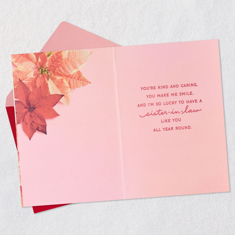 Hallmark You're Like A Sister To Me Christmas Card For Sister-in-Law