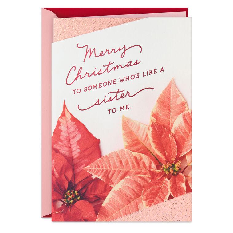 hallmark You're Like a Sister to Me Christmas Card for Sister-in-Law
