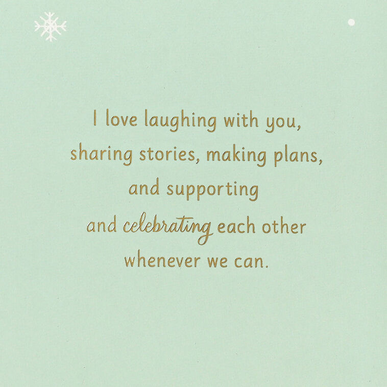 Hallmark You're Like Family To Me Christmas Card For Friend