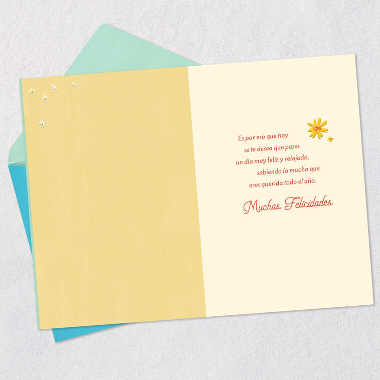 Hallmark You're Loved All Year Long Spanish-Language Birthday Card For Grandma