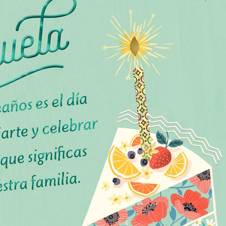 Hallmark You're Loved All Year Long Spanish-Language Birthday Card For Grandma