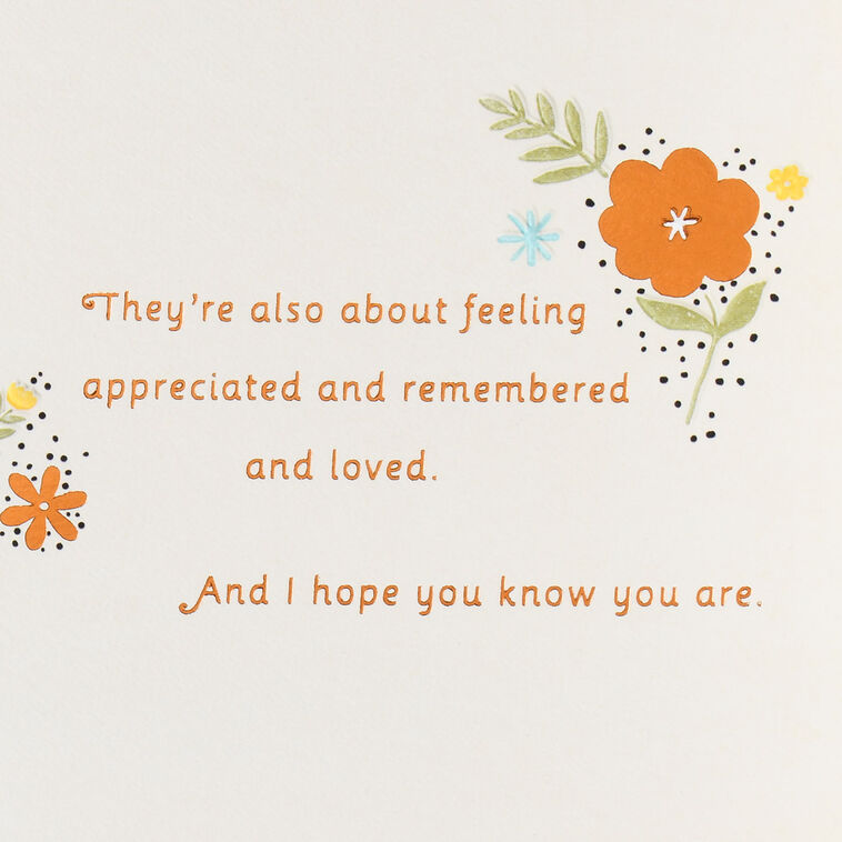 Hallmark You're Loved And Appreciated Birthday Card For Mom