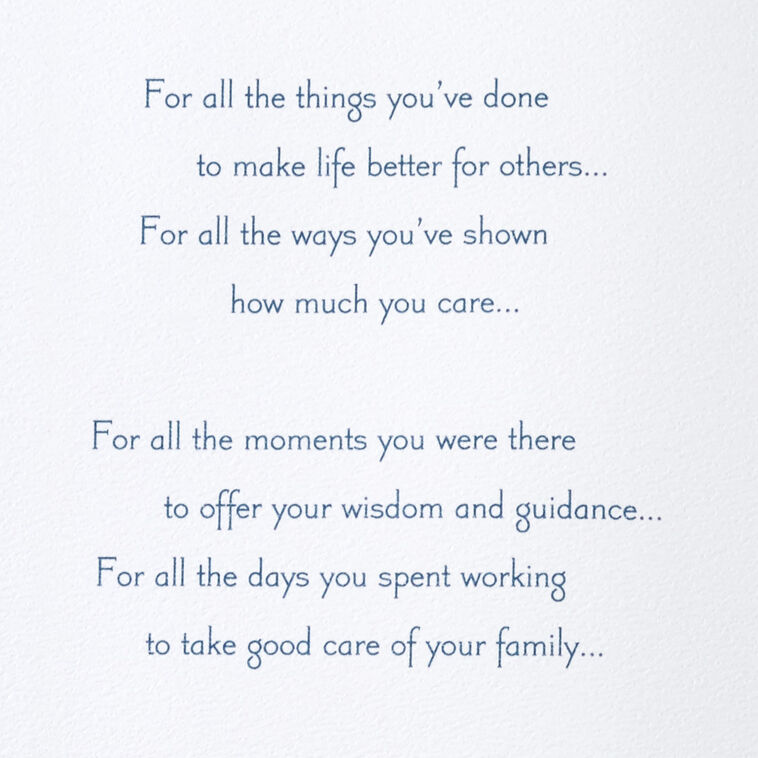 Hallmark You're Loved And Appreciated Very Much Birthday Card For Dad