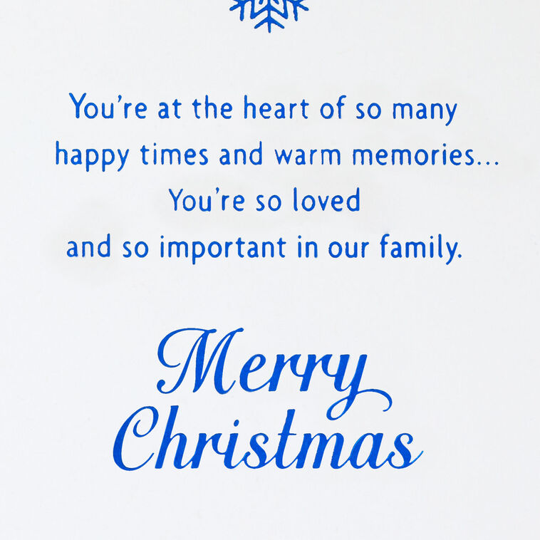 Hallmark You're Loved And Important Christmas Card For Grandson