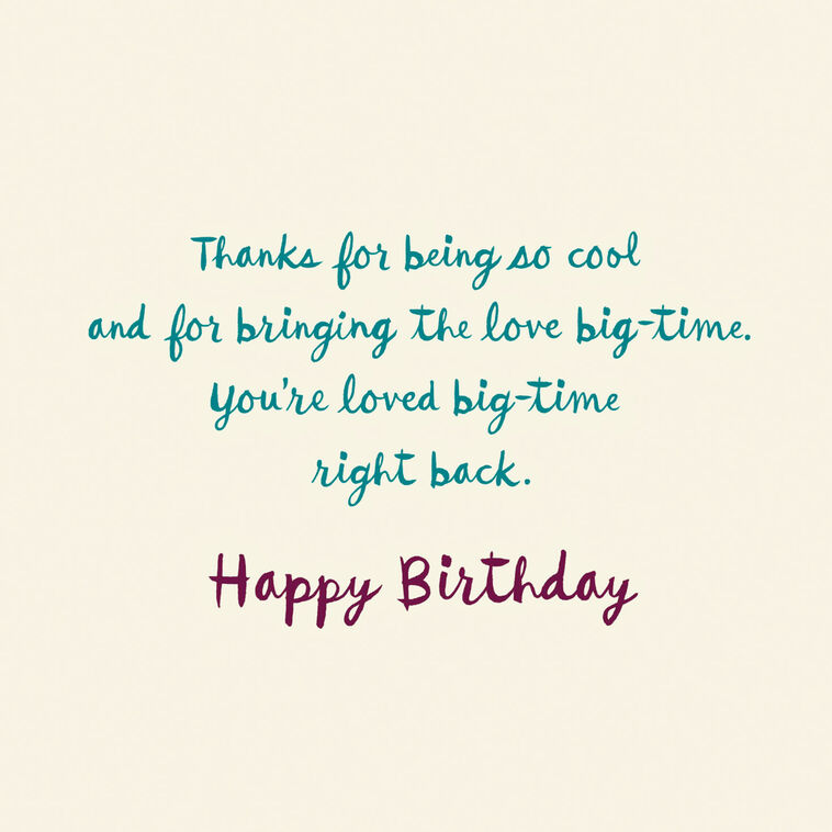 Hallmark You're Loved Big-Time Birthday Card For Uncle