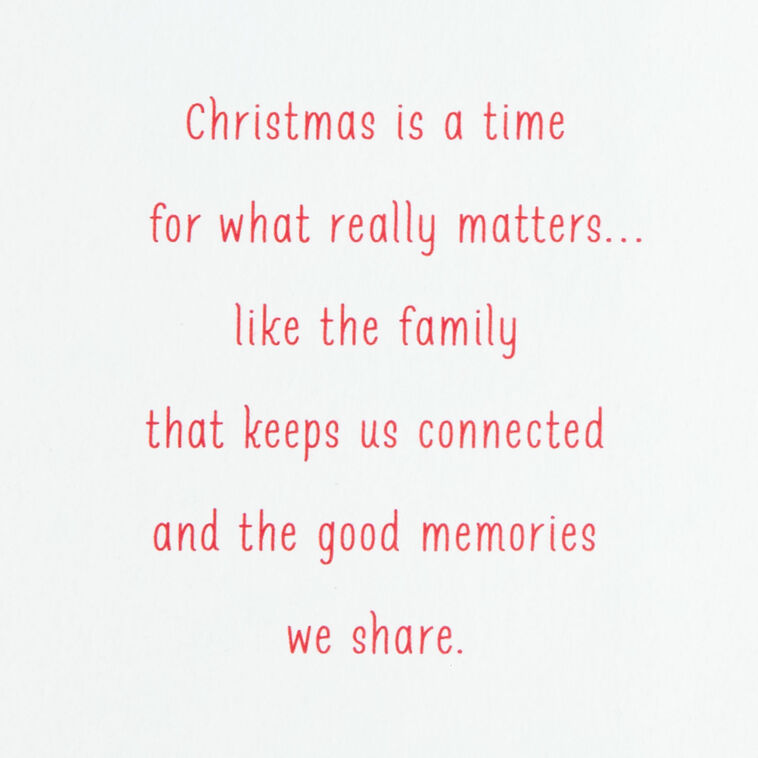 Hallmark You're Loved Christmas Card For Sister And Brother-in-Law