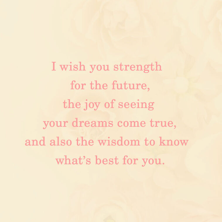 Hallmark You're Loved Floral Birthday Card For Granddaughter