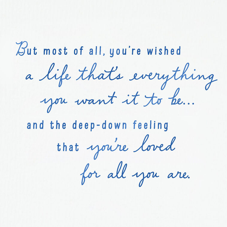 Hallmark You're Loved For All You Are Birthday Card For Daughter