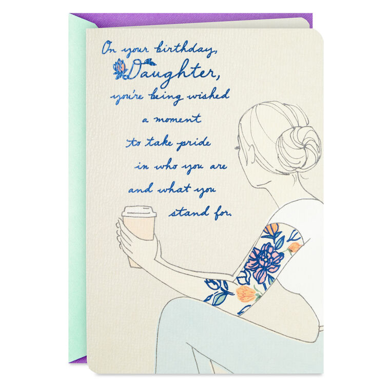 hallmark You're Loved for All You Are Birthday Card for Daughter