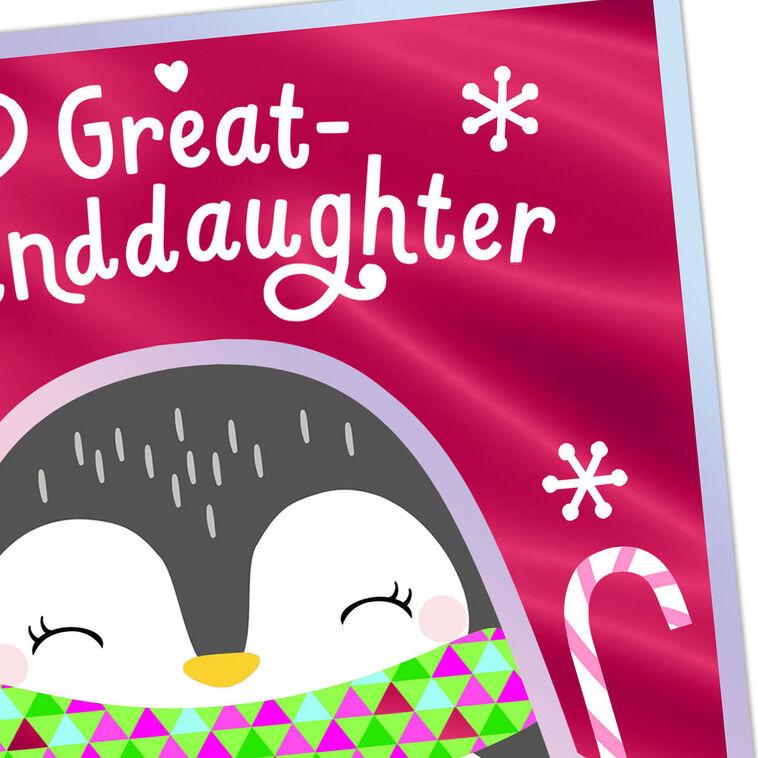 Hallmark You're Loved So Much Christmas Card For Great-Granddaughter